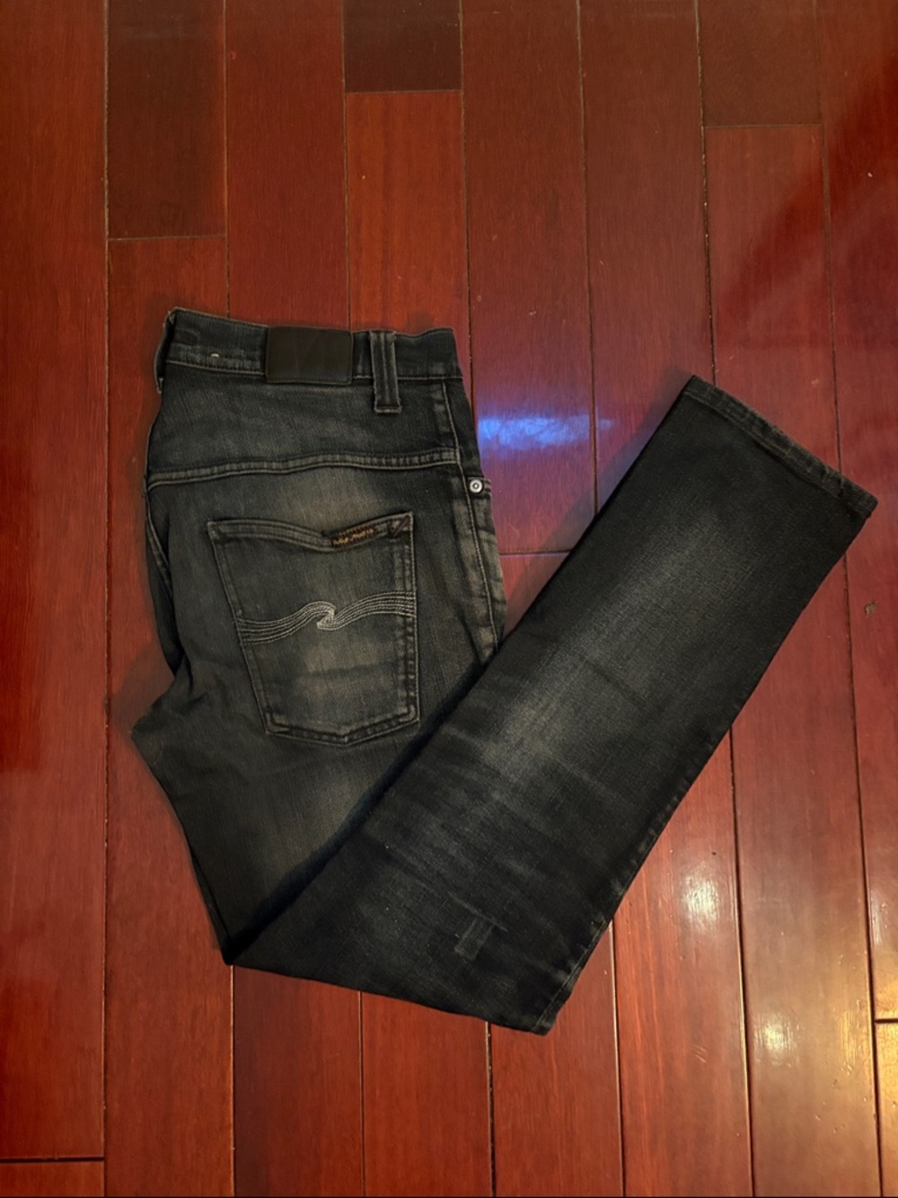 Nudie Jeans Slim Straight “Mortal Indigo” Wash 32x30